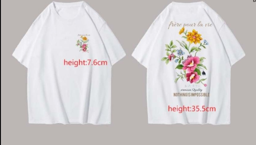 B4L flowers  spirits  t shirt